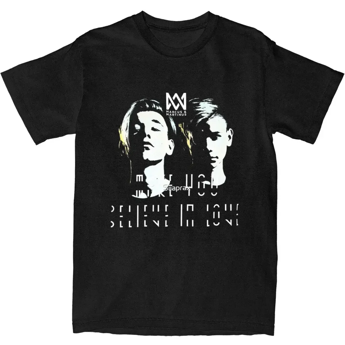 Marcus And Martinus T Shirt Summer 2024 Eurovisioned Y2K T-Shirts 100% Cotton Hippe Tee Shirt For Adult Short Sleeves Loose Tees