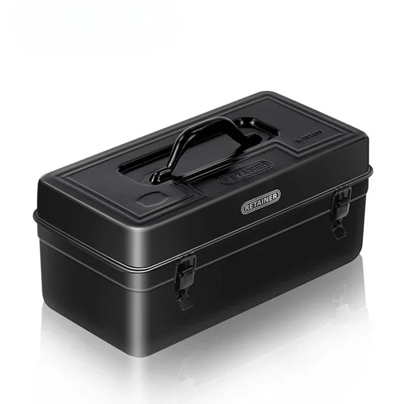 Iron Toolbox Organizer Storage Large Hard Case Complete Kit Tool Suitcase Multifunctional Rigid Transport Box Waterproof Boxes