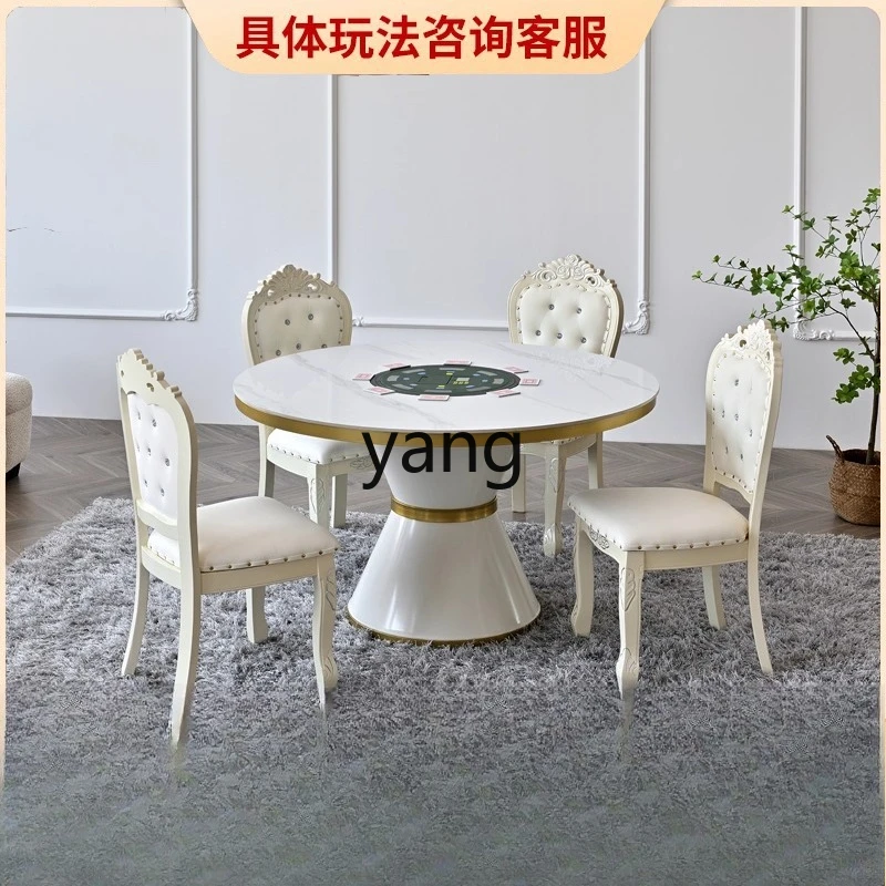 

LH egg special card dealing machine eight poker automatic rock slab round table solid wood card dealing machine