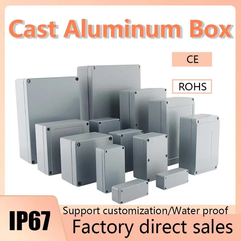 

Cast aluminum junction box metal button box power box aluminum alloy wire box indoor and outdoor waterproof box terminal box