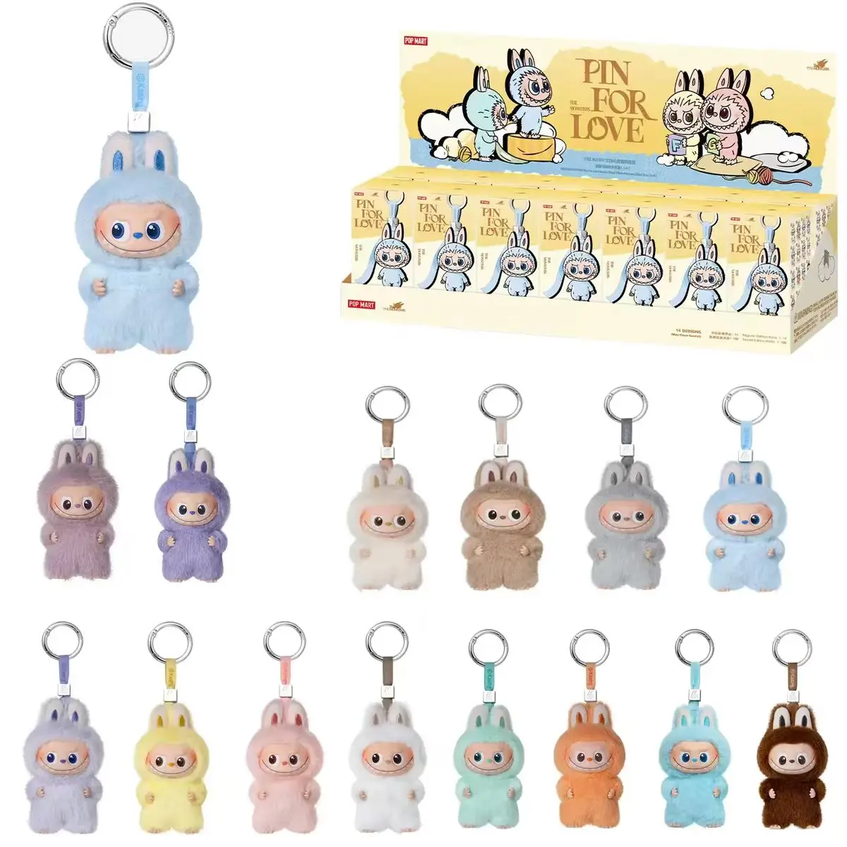 ポップマート THE MONSTERS PIN FOR LOVE シリーズ ブラインドボックス ミステリーボックス ゲスバッグ おもちゃ 人形 アニメキャラクター ジュエリー ギフトシリーズ