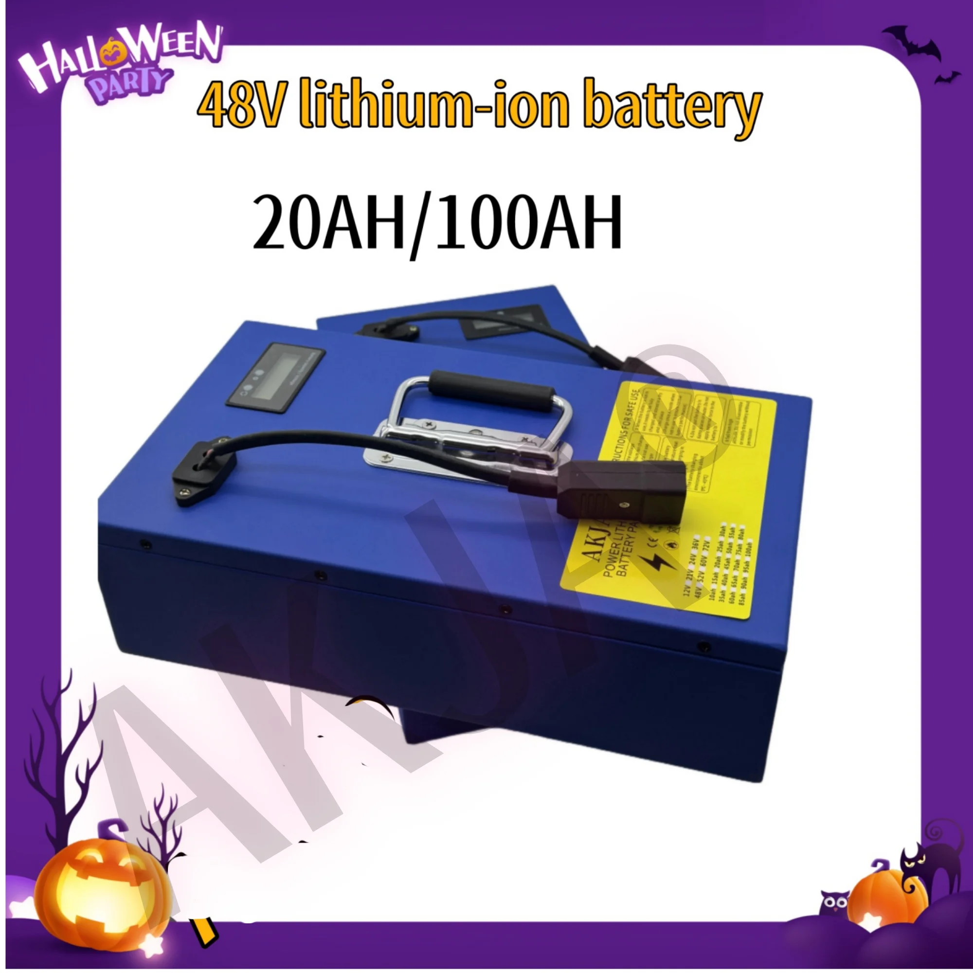 

Electric vehicle 48V100AH sends 18650 lithium battery within 24 hours. The lithium battery pack is suitable for motors below