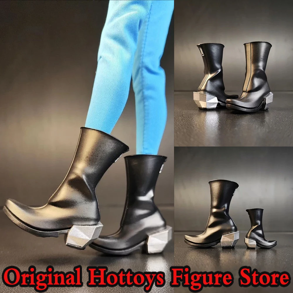 

1/6 1/12 весы, женская одежда солдата, аксессуары, ботинки, черная модная крутая обувь, подходит для 12 дюймов, 6 дюймов, экшн-фигурка, модель куклы, игрушки