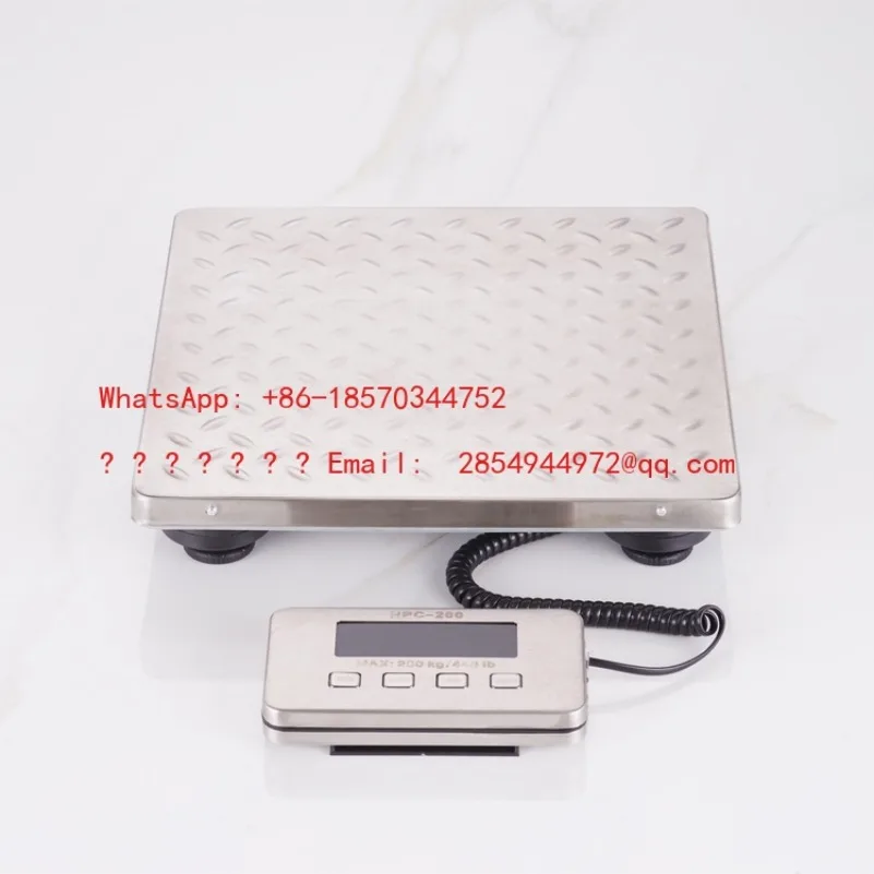 L  Stainless Steel Platform Scale Floor Weight 200kg Scale Electronic Weighing Limited Time Discount High Cost Performance