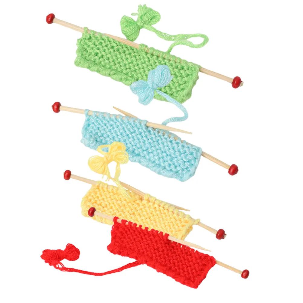 

4Pcs Miniature Knitting Sweater Decoration Mini House Accessories Cute Micro Landscape Ornaments DIY Craft Scene Props