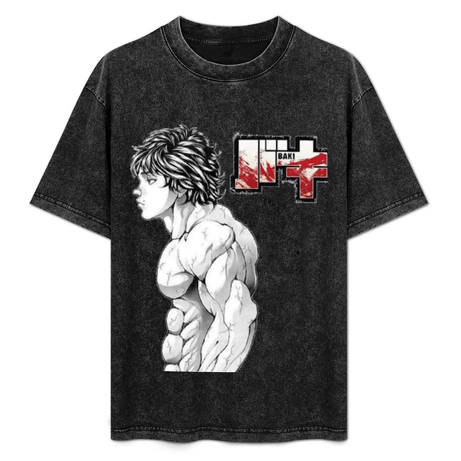 

Baki : Baki Hanma fanart T-Shirt Lightweight Casual Summer T-Shirt