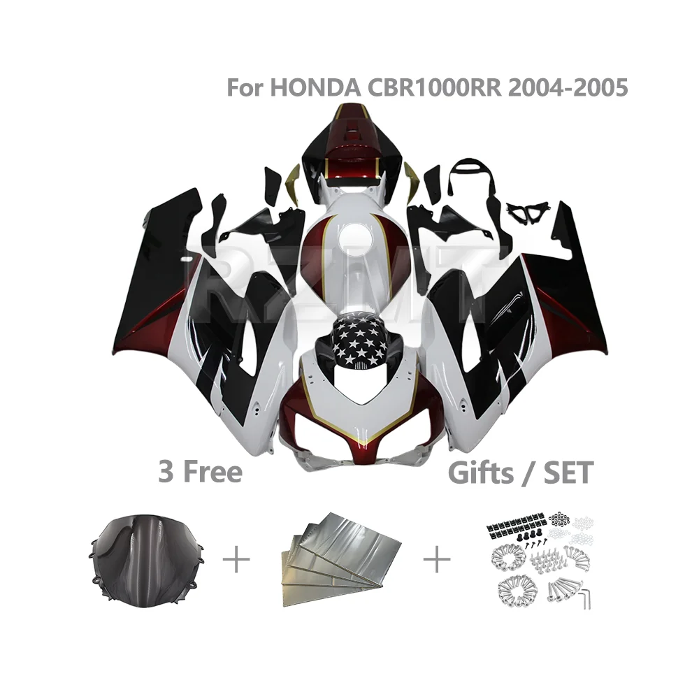 

Motorcycle Fairing Kit FOR HONDA CBR1000RRR 2004-2005 CBR 1000RR ABS Injection Customized Fairings Body Parts Set H1005-1021b