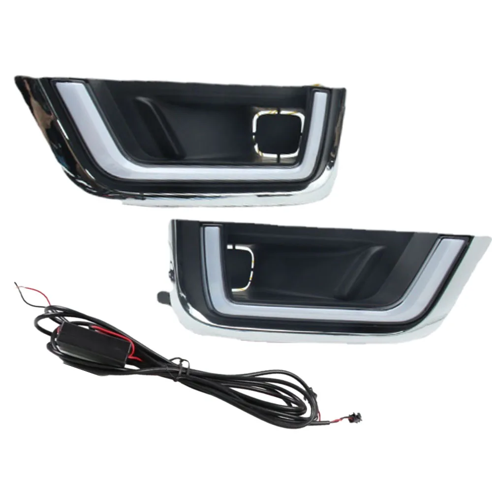 

Улучшенные светодиодные дневные ходовые огни с двойной функциональностью (янтарный и белый свет) для Toyota Land Cruiser LC300 2022-2023