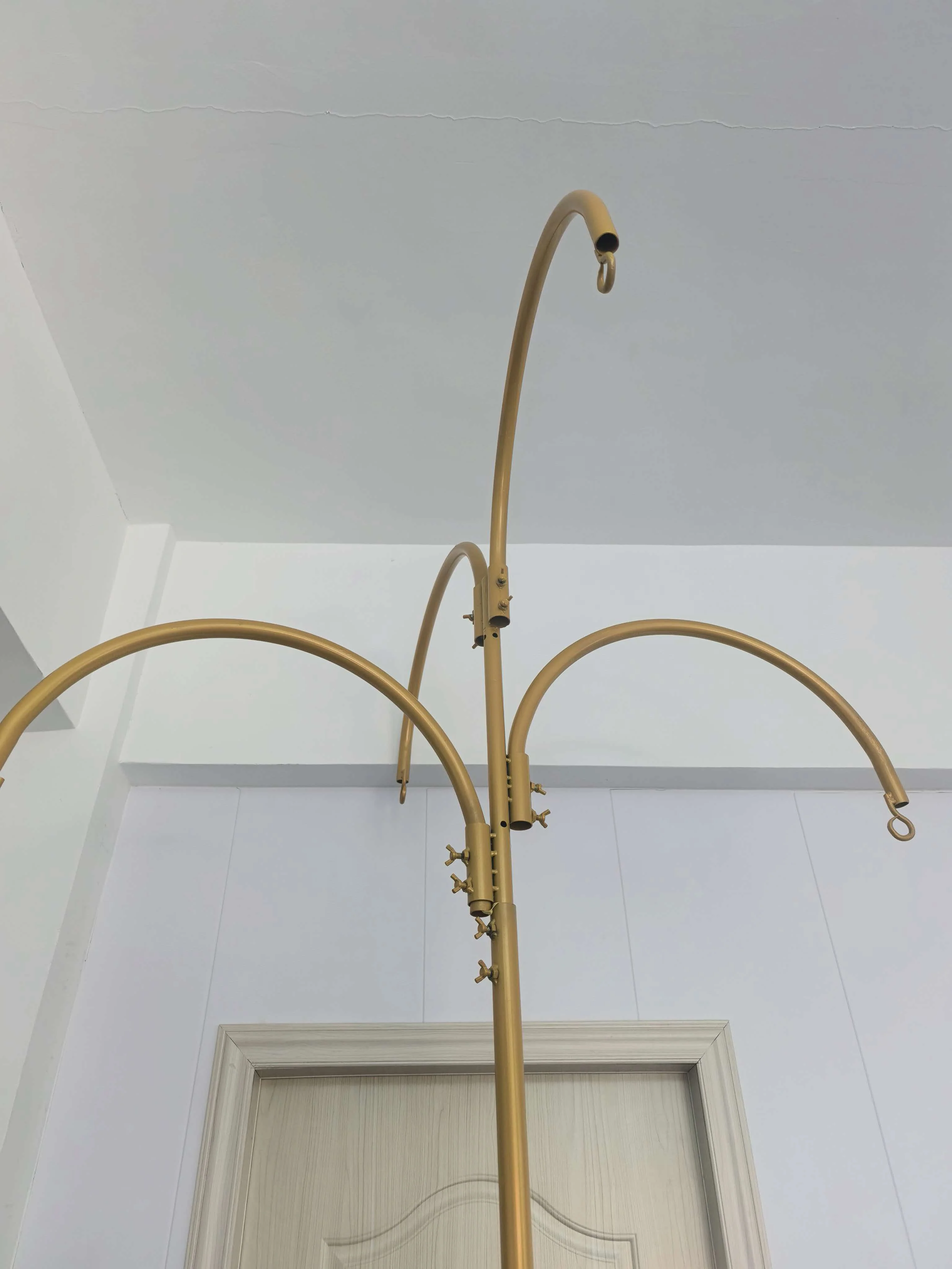 2 Stück 4-Kopf-Design-Vorhangständer, geeignet für Hochzeits- und Eventdekoration – Detail 9