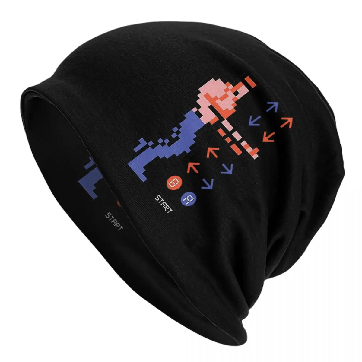 Game Contra Outdoor Hats Contra Konami Code Thin Hat Bonnet Special Skullies Beanies Caps Men Women's Earmuffs