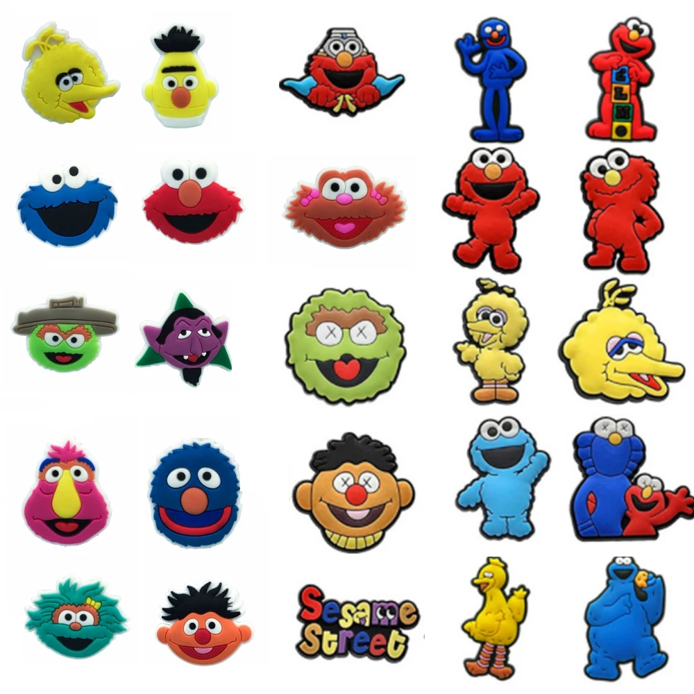 16-100 Stück Bestseller Cartoon-Kekse Gelber Vogel Monster-Serie PVC-Schuhzubehör Abnehmbare DIY Kreative Schuhdekorationen – Detail 13