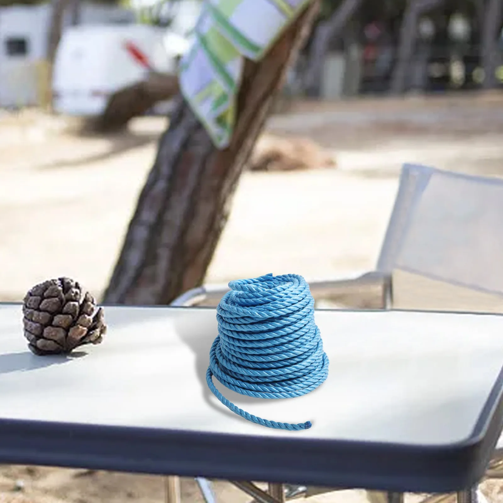 For Bundling 20M Rope Blue Rope For Any Project Weatherproof Abrasion Resistant High-density Moisture Resistant
