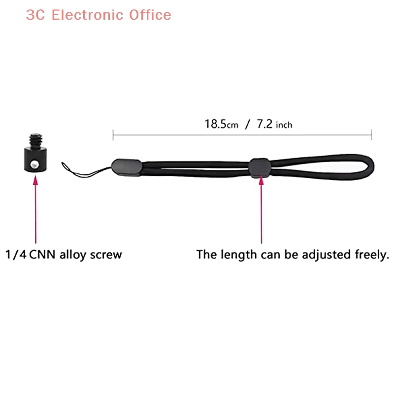 Wrist Hand Strap For Insta360 X4/X3/ONEX2/X Anti Lost Lanyard With 1/4 Screw Connector Hand Rope