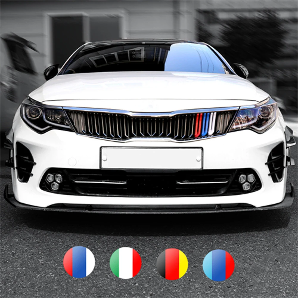 

Car Front Radiator Grills Trim Cover Middle Mesh Decorative Strips Exterior Accessories For Kia K5 2016 2017 2018 2019 2020