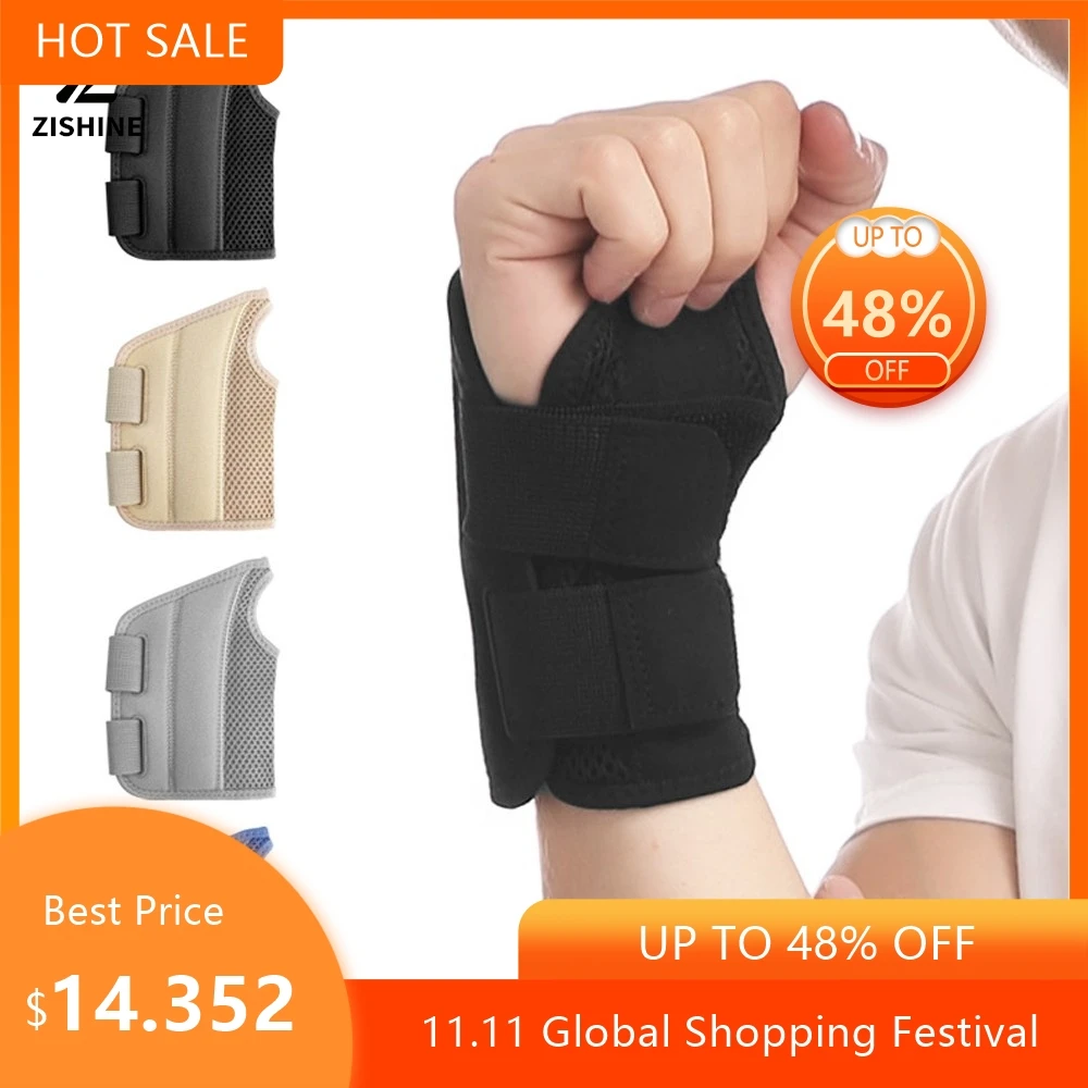 

1 Piece Adjustable Compression Thumb Immobilization Wrist Brace Sports Wrist Thumb Hand Arthritis Splint Support Protector