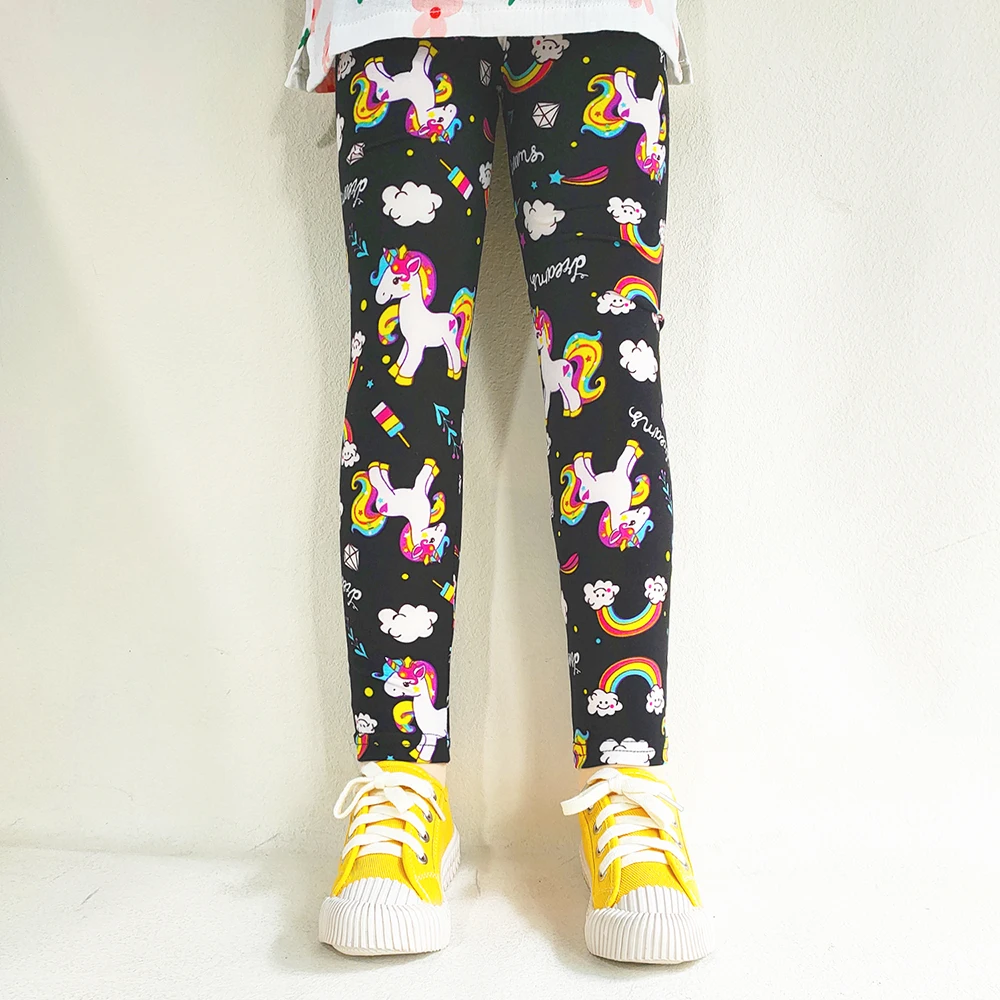 Mädchen Leggings Mode Cartoon Enge Hosen Frühling und Herbst Baby Mädchen Slim Fit Blumen Leggings Sommer Kinder Hosen – Detail 11