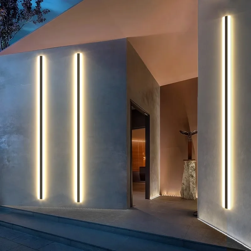 Imagem -04 - Impermeável Long Led Wall Light Iluminação Exterior Jardim e Varanda Luminárias Ip65 110v 220v