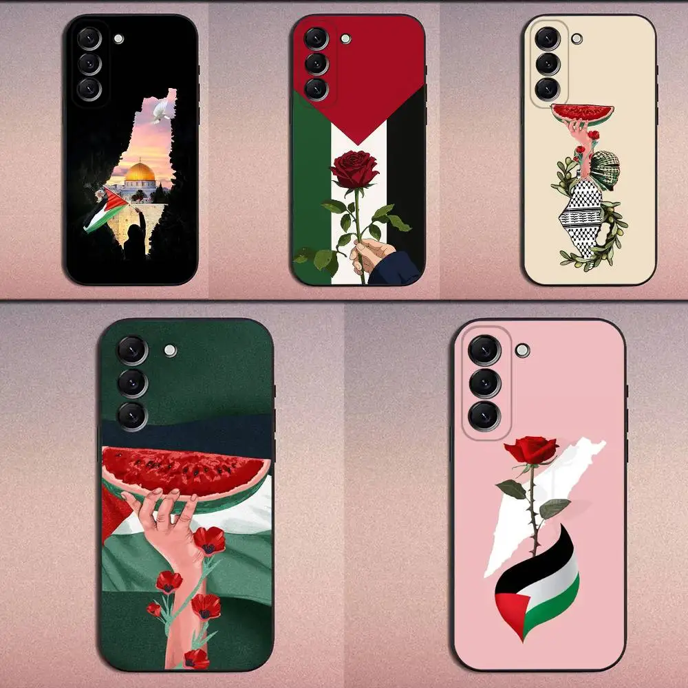 

P-Palestine-es-F-Flag Phone Case For Samsung Galaxy A20,A21s,A22,A31,A32,A52,A53,A72,73,A80 Soft Black Cover