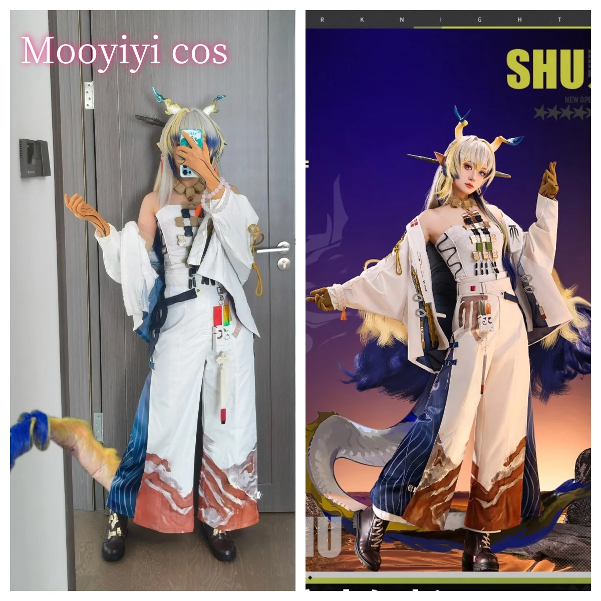 

Arknights Shu Cosplay costume Halloween Christmas Role Playing Party Comic Women Dress S-XL in stock Ark Newly Mooyiyi cos