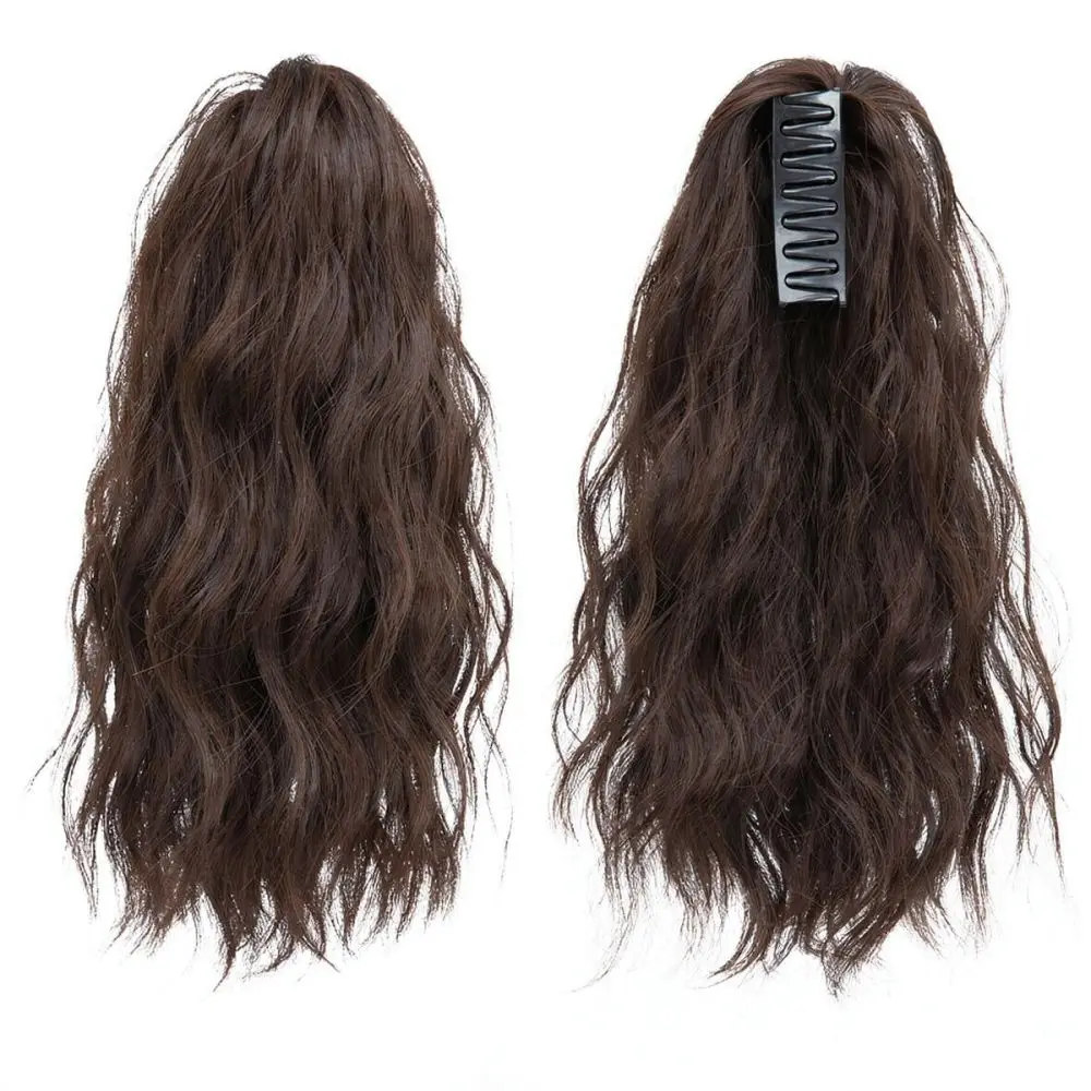 Synthetic Claw Ponytail Extension For Sairawigs Long Wavy Curly Hairpiece Natural Looking Soft Fluffy Hair Styling