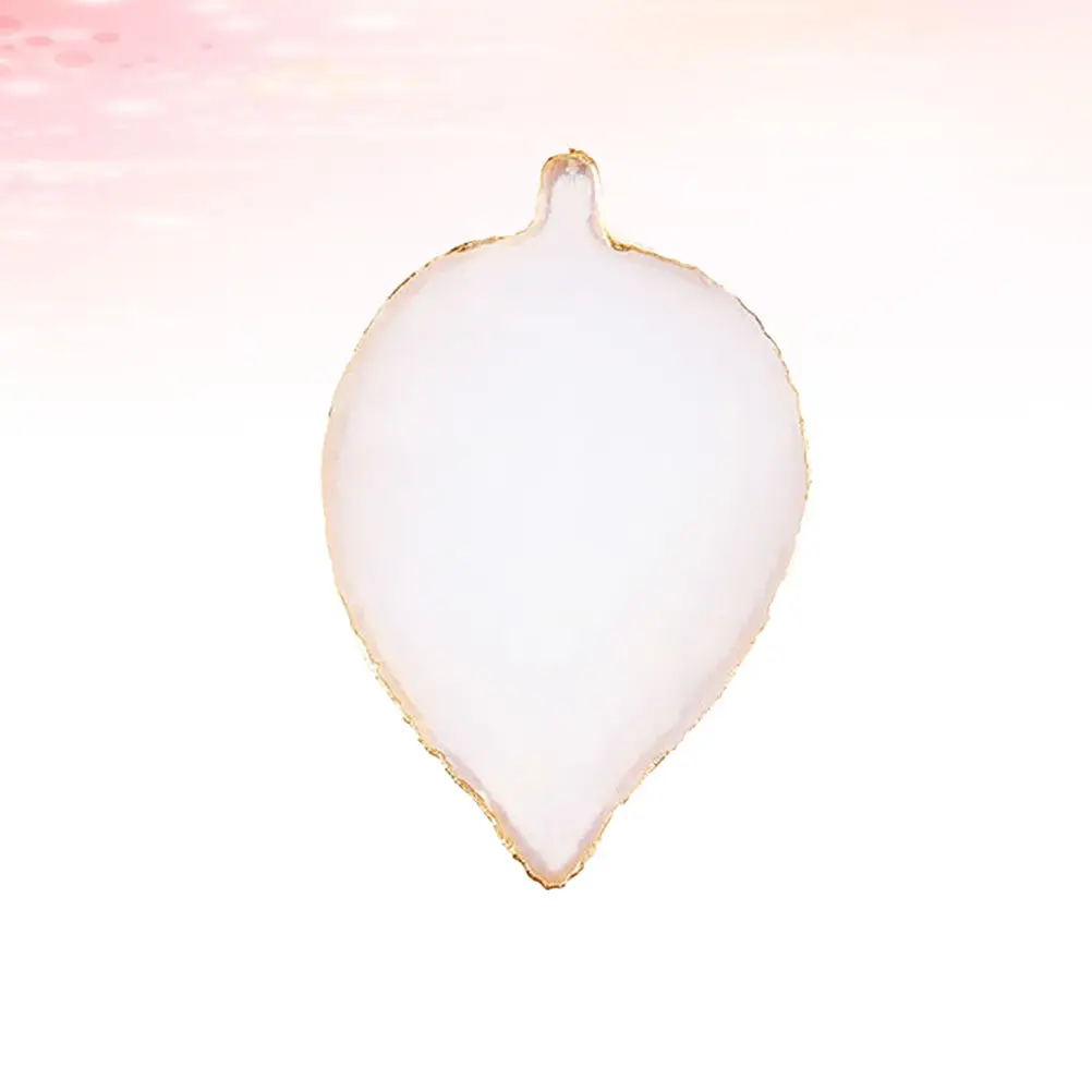 1Pcs Agate Style Resin Nail Palette Professional Texture Easy Clean Wipe Off Lightweight Portable for Nail Art Colors Mixing