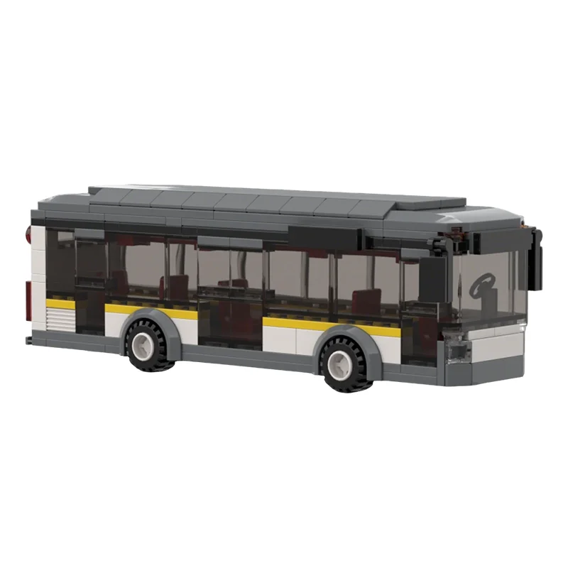 252 قطعة MOC حافلة LiAZ مدينة نموذج اللبنات لعبة البناء لتقوم بها بنفسك تجميع هدية الكريسماس فكرة إبداعية للأطفال التعليم الطوب