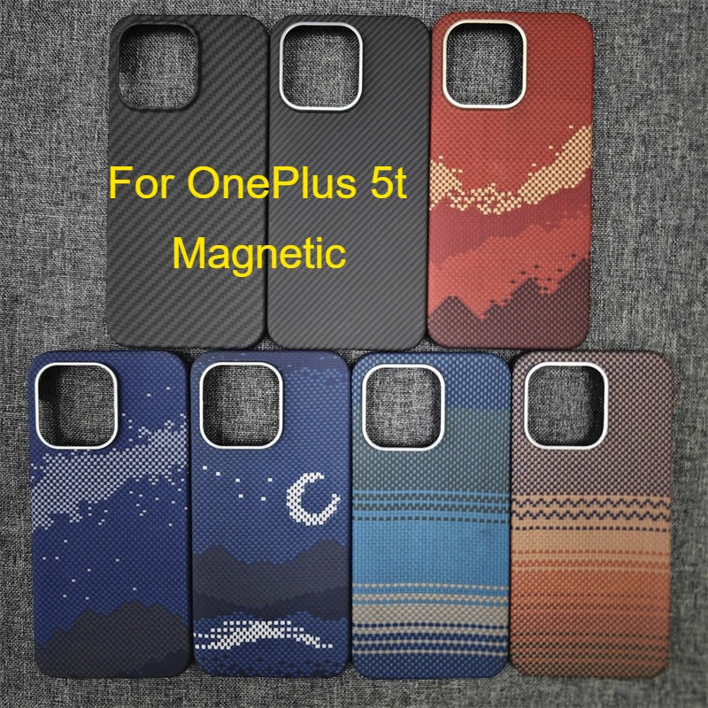 

Магнитный чехол для OnePlus 15t из углеродного и арамидного волокна, ультратонкий, легкий, тонкий, с защитой от царапин