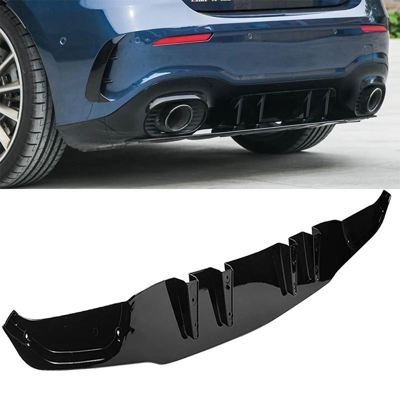 

Car Rear Bumper Lip Diffuser Spoiler Splitter Protector Cover Body Kit For Mercedes Benz W177 AMG A35 A45 2019 2020 2021 2022+