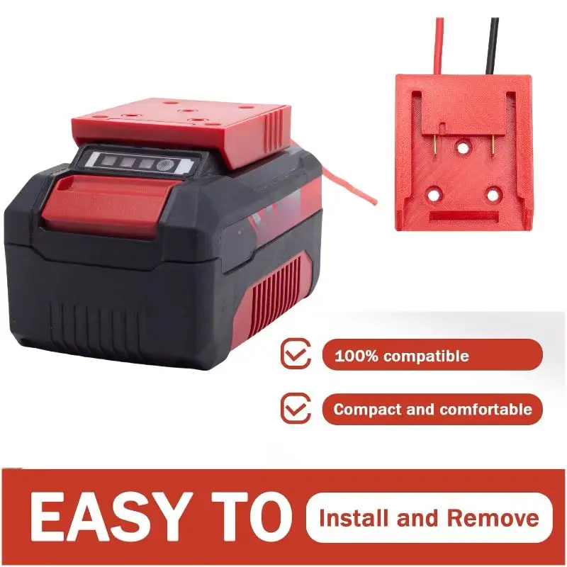 Imagem -04 - para Einhell Power x Vhange para Ozito Adaptador de Saída 18v Li-ion Bateria Cabo Conector Adaptador Plug Diy