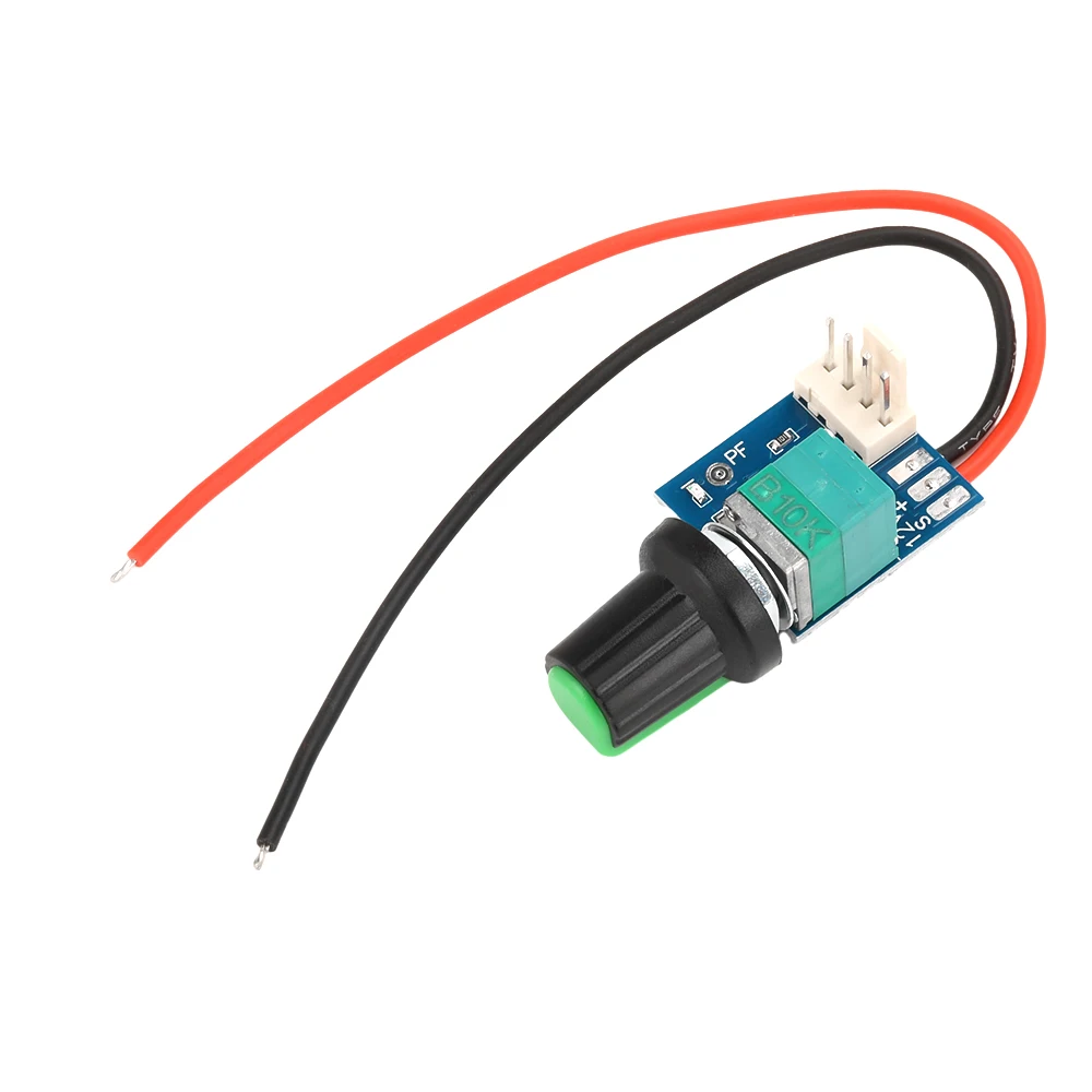 DC5-12V kipas PWM 4 kawat, pengontrol kecepatan 0 ~ 100% dapat disesuaikan dengan saklar kipas sasis pengontrol kecepatan Motor