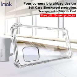 IMAK Crystal Case for Asus Zenfone 8 ZS590KS 5G Clear TPU NEW Protective Funda Back Cover Zenfone 8 Cases Zenfone8 Shockproof