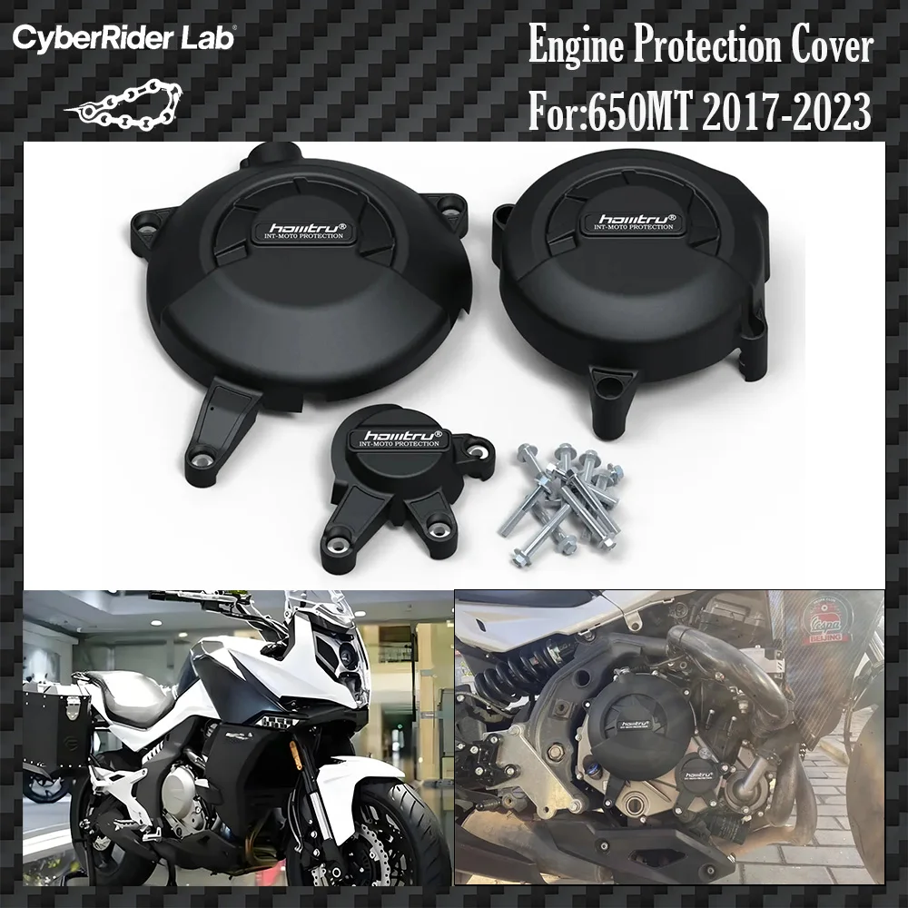 

For CFMOTO 650 Series/Adventura/700MT 2017-2023 Steel Engine Crash Guards-Adventure&Touring Protection Easy Install Rider Gift​