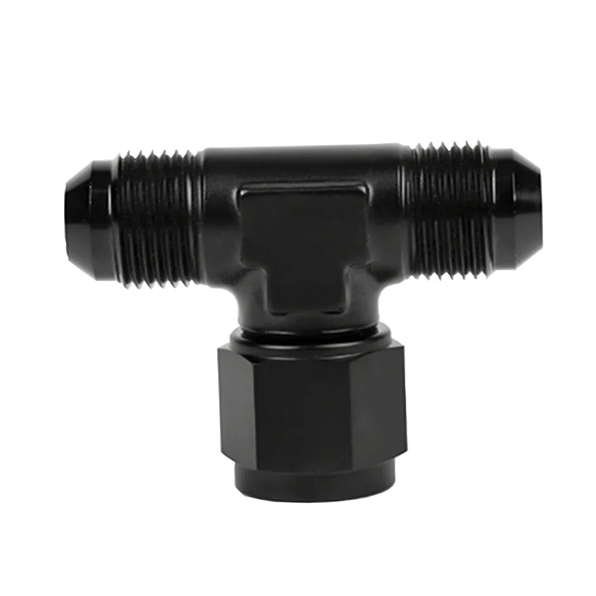 

Universal Female To Male Tee T Adapter Block On Side Thread Fitting Adapter Black AN6 AN8 AN10 Flare Tee Fitting Aluminum Alloy