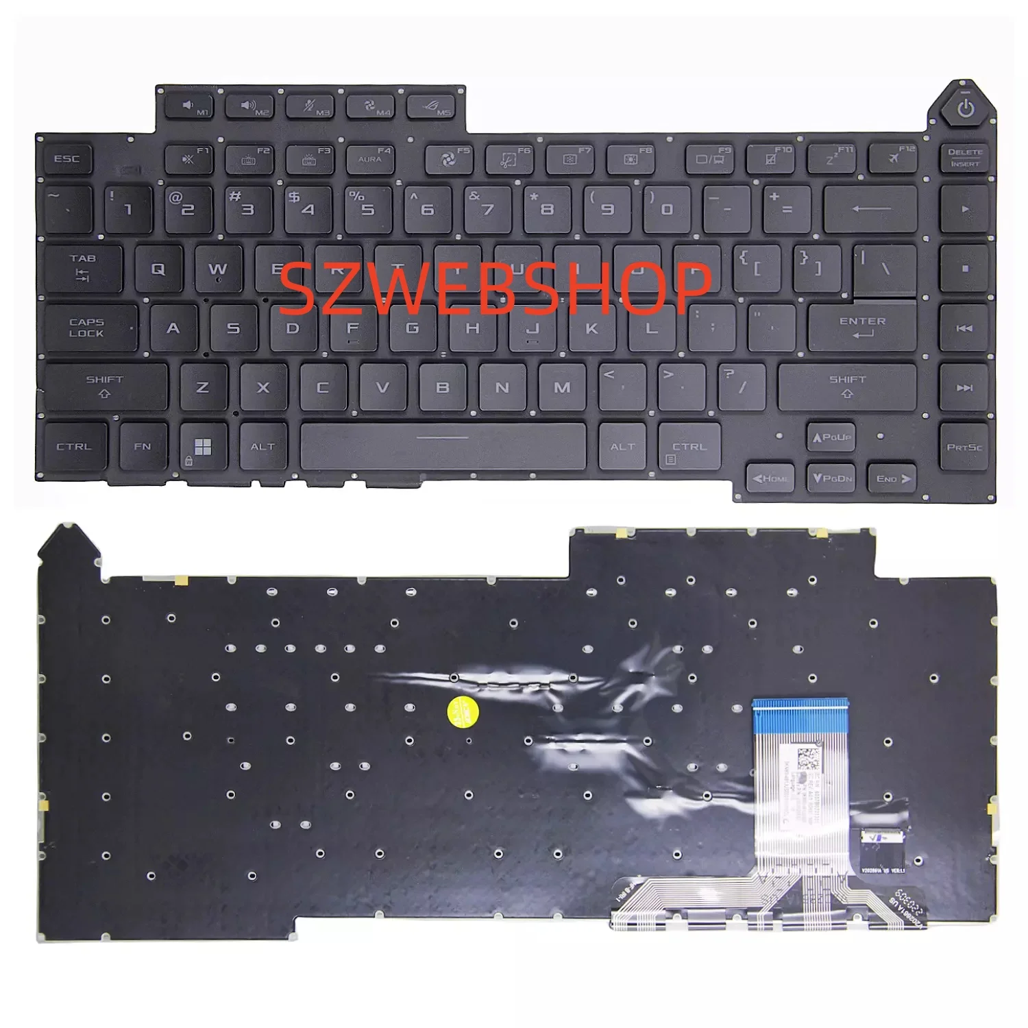 New for ASUS ROG Strix scar 15 G533 G533Q G533QM G533QM-HF030 US mechanical keyboard