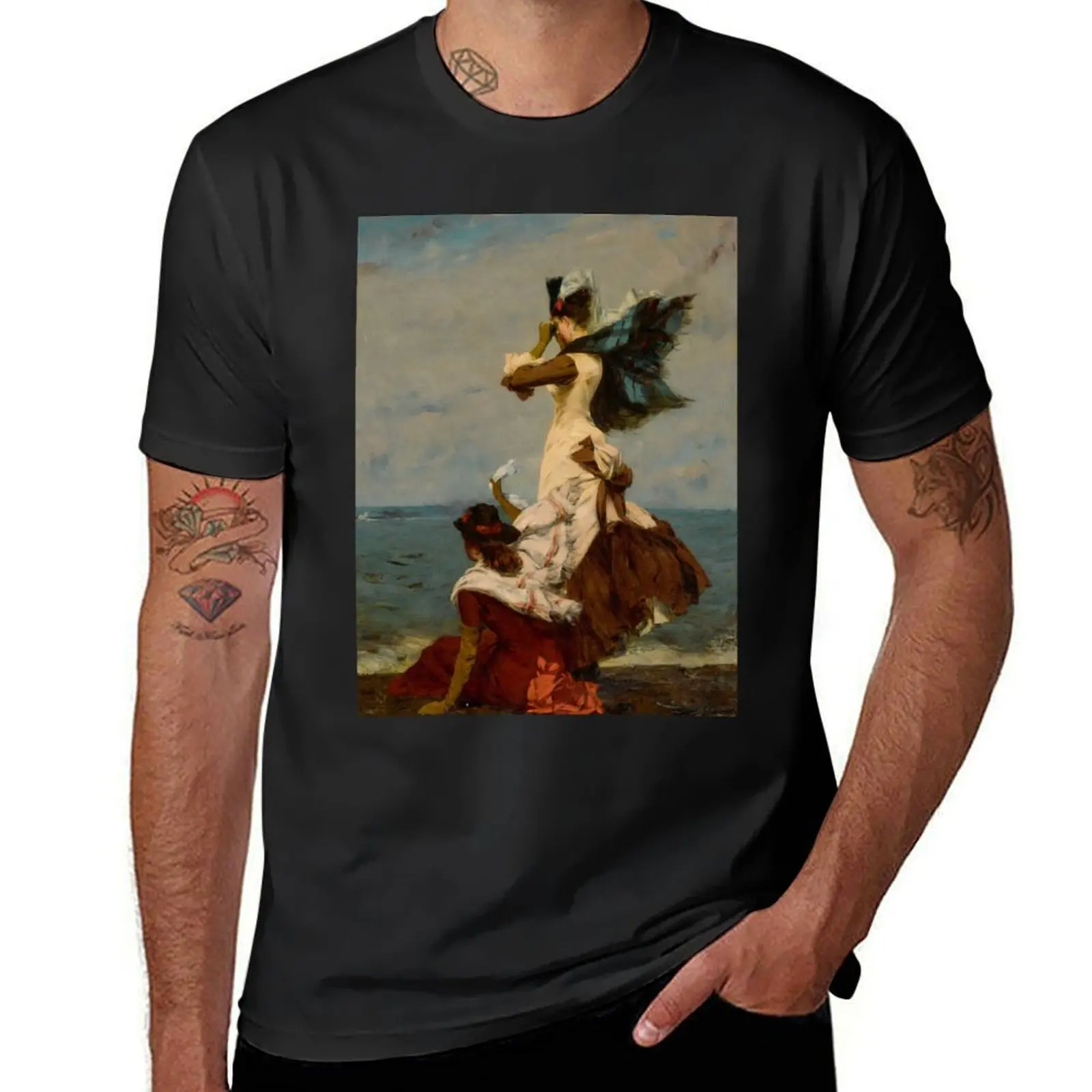 They are gone! (1900) - Charles Hermans T-Shirt heavyweights summer tops mens tall t shirts