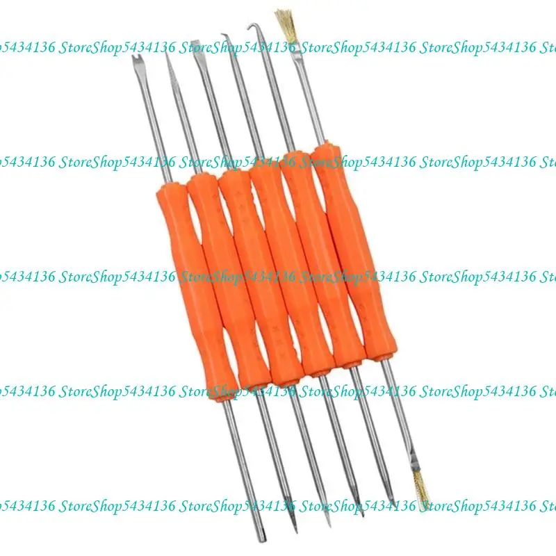 

H7ED 6pcs Splering Iron Electronic Heat Assist Repair Tool Сварка Сварка помощи