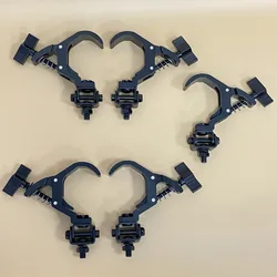 Mobile Stage Truss Clamp Mount DJ Light Equipment Effect Machine Side Folding Fast Lock Aluminum Heavy Duty Hook Tube Tent Claw