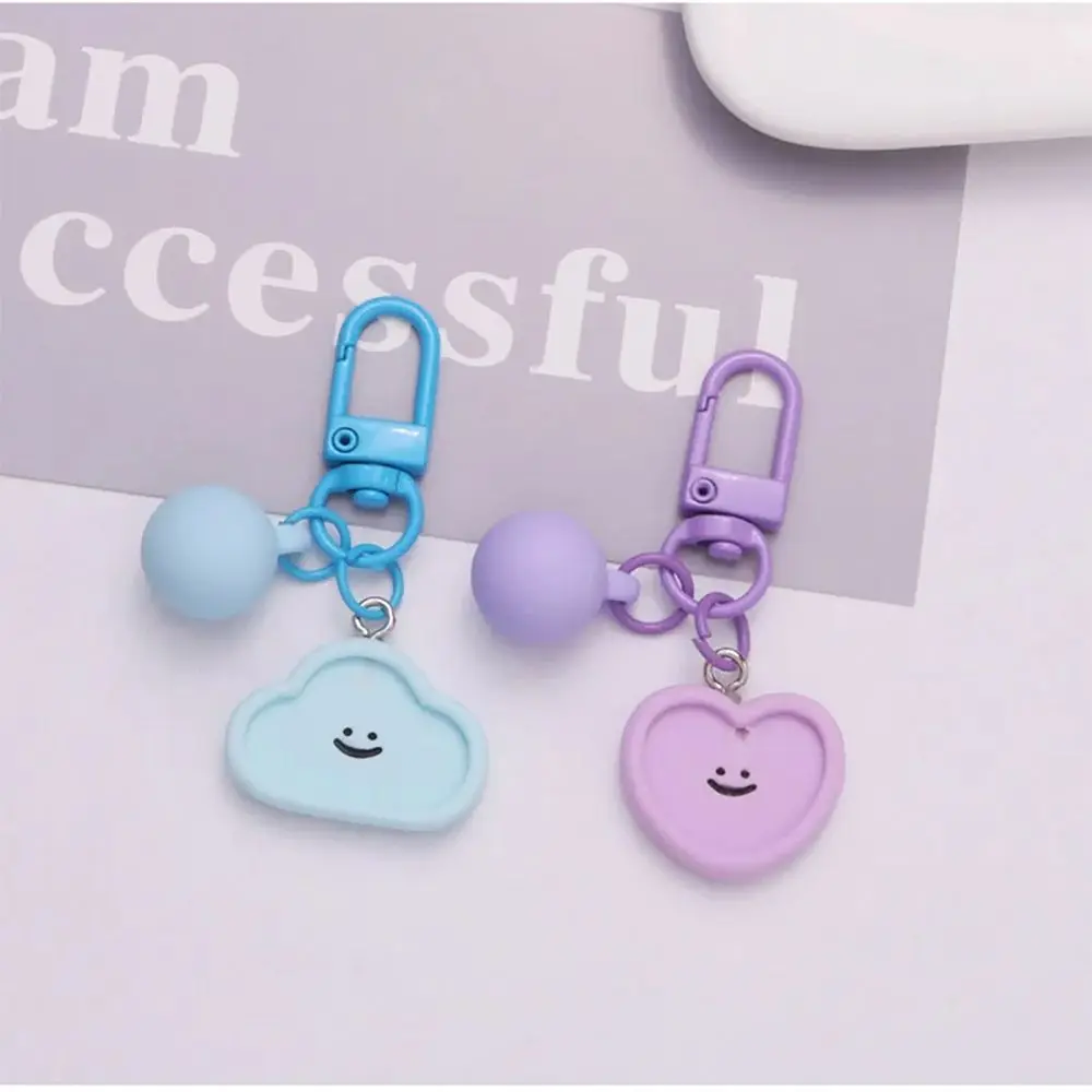 Acrylic Keychain Cute Kawaii Candy Color Keyring DIY Creative Accessories