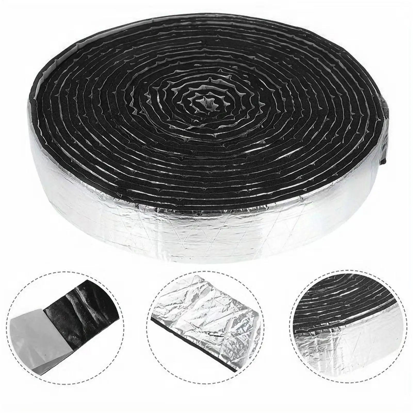 Pipe Insulation Foam Heating Cooling Reflective Wrap Water Pipe Insulation For Doors Window Cold Weather Winter Air Conditioner