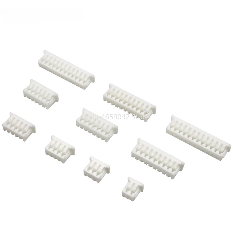 10sets MICRO JST 1.25 2/3/4/5/6/7/8/9/10 Pin Connector 1.25MM Pitch Curved Needle / Straight Pin Header + Housing + Terminal