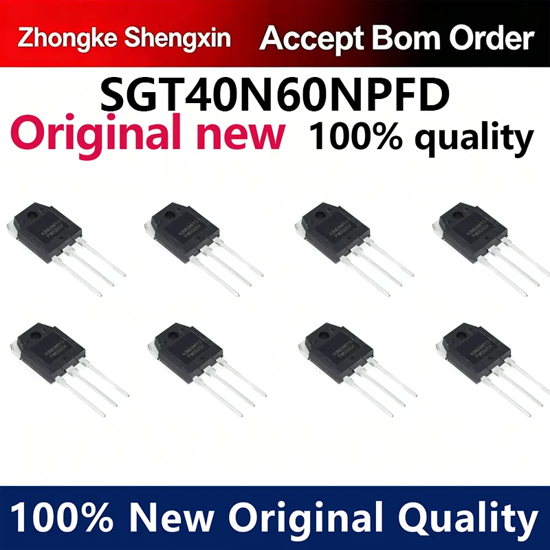 （5pcs-100pcs）SGT40N60NPFD SGT40N 60NPFD SGT 40N60NPFD   Brand new original