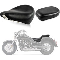 PSLER Motorcycle Front Rider Driver Rear Passenger Seat Pillion Cushion Seat for YAMAHA XVS 650 V-Star 650 1998-2023