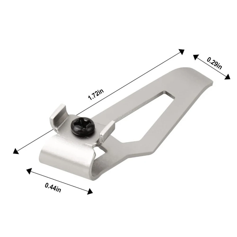 6PCSBelt Hook Clip Power Tool Parts Suit For Milwaukee Impact Drivers Power Tool 42-70-0490 Belt Clip And Screw Drill Belt Clips