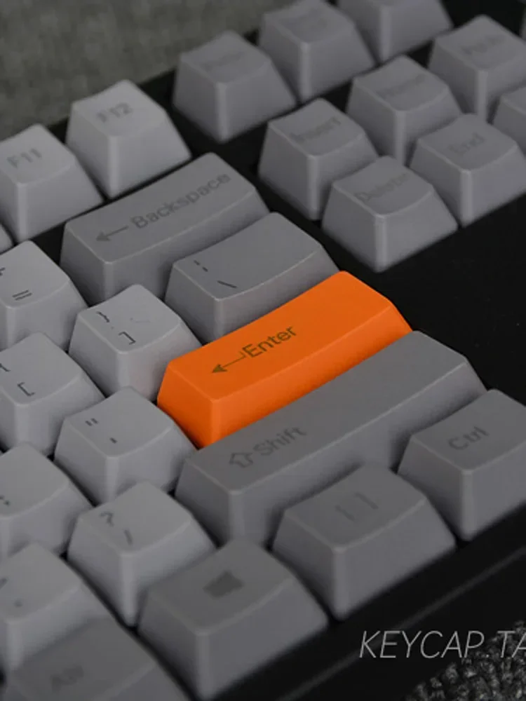 

High content PBT keycap positive engraving side engraving 87/104 large carbon