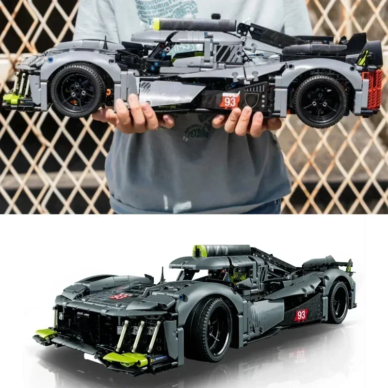 Supercar Blocks 1775pcs 9X8 24H Super Racing Car Leo Mans Building Toys Hybrid Hypercar Model Kids Adult Gifts Compatible 42156