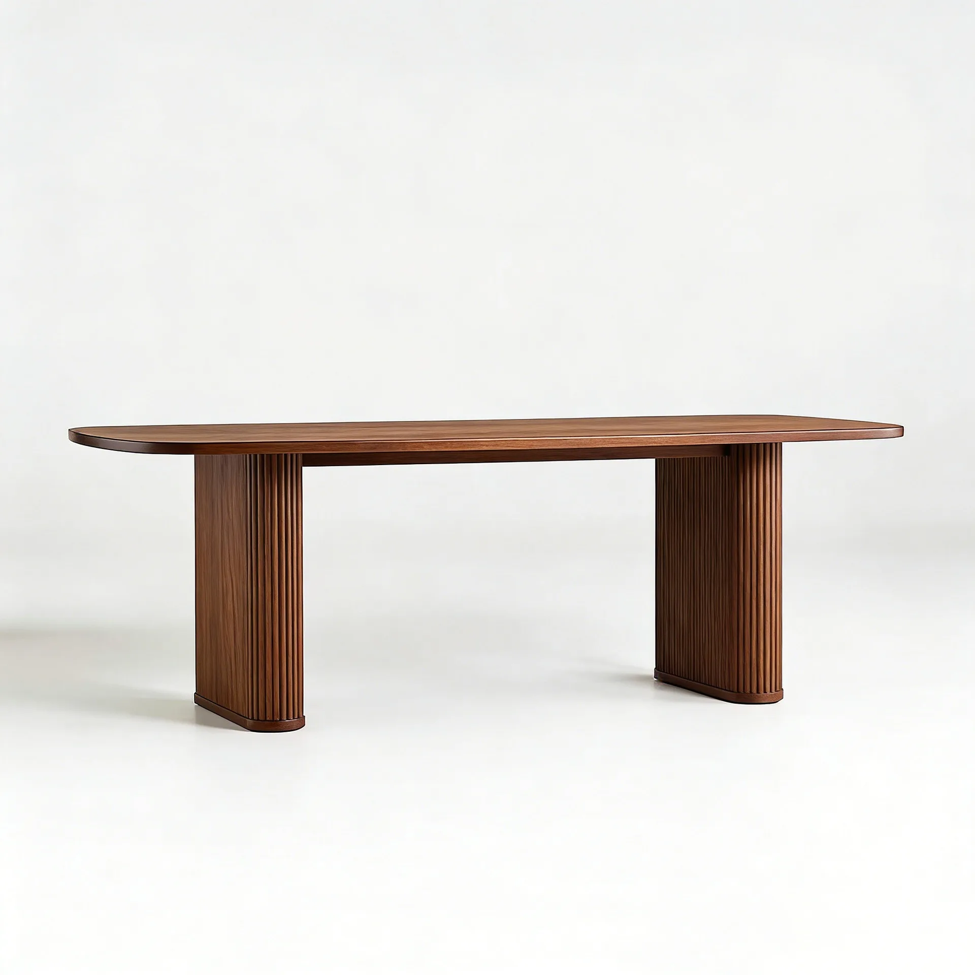 ae-Farmhouse Thick Top Rectangular Dining Table Modern Minimalist Solid Wood Home Furniture