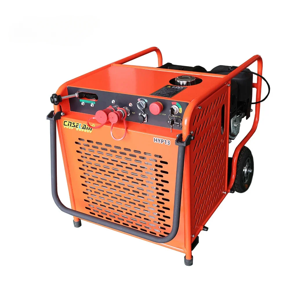 Portable 13HP high pressure hydraulic power station driven hydraulic tools