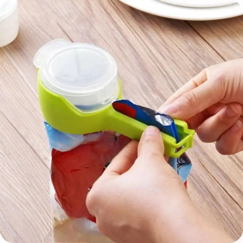 Household Food Snack Storage Sealing Pour Bag Clip Seal Milk Freshness Clip Moisture-Proof Spout Clip For Food Bags