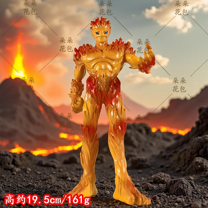 In Stock Digimon Digital Baby Anime Peripheral Desktop Ornaments Meramon Handmade Figure Anime Model Boyfriend'S Gift3