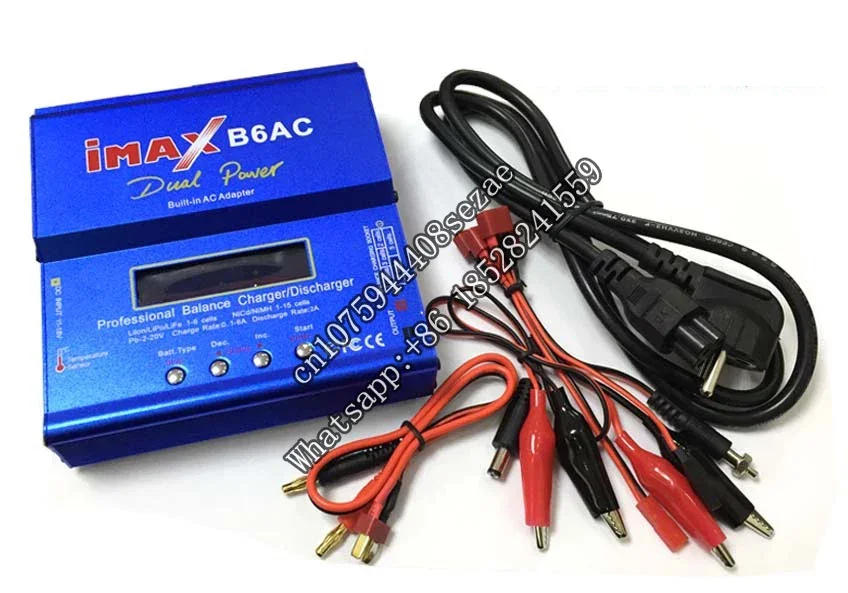 

IMAX B6AC 80W Balanced Charger Multifunctional Intelligent Lithium Battery Charger 80W Aircraft Model Vehicle Model Ship Model